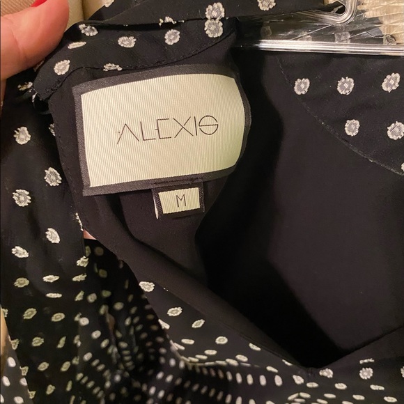 Alexis long ruffle sleeve neck tie blouse - Picture 11 of 12